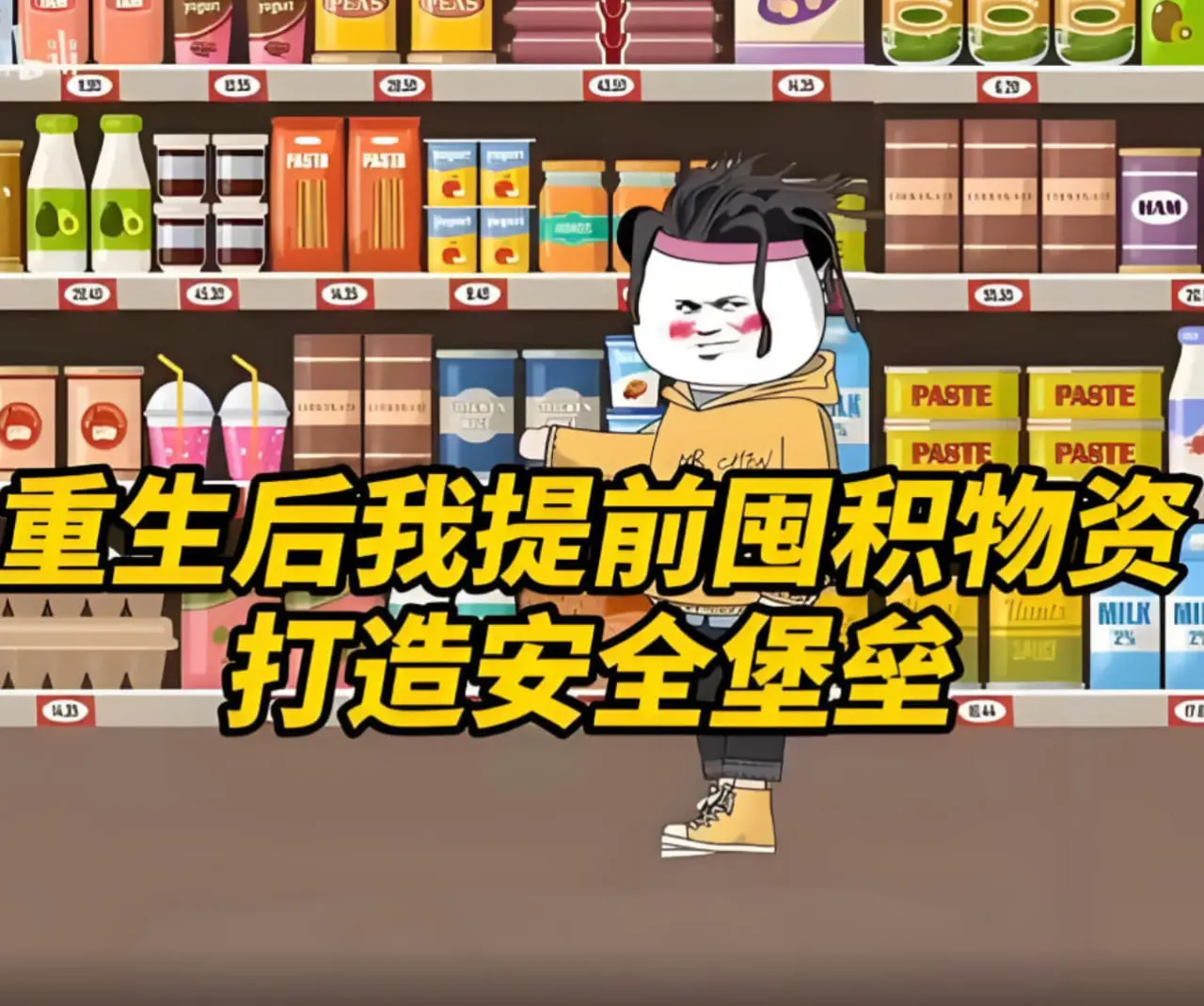 末世洪水重生：看我如何囤积物资，打造坚不可摧的安全堡垒！